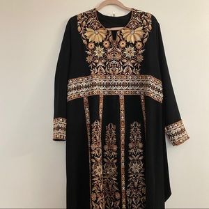 Black and brown Maxi dress